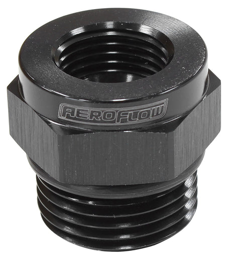 Temperature Probe Adapter -10ORB To 5/8"-18 Temp Probe AF661-10BLK - Aeroflow