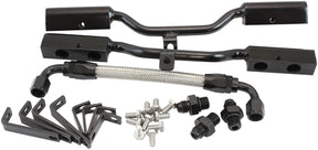 SBC EFI Fuel Rail Kit Intake Manifold Air Gap Chev 350 AF6999-1001 - Aeroflow