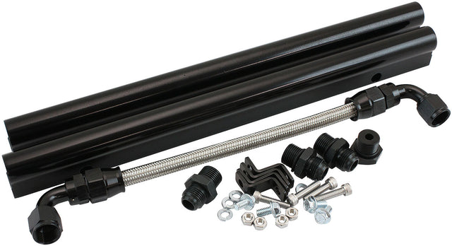 SBF EFI Fuel Rail Kit Intake Manifold Air Gap Windsor AF6999-2000 - Aeroflow