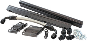 GM LS Fuel Rail Kit EFI Intake Manifold Cathedral Port LS1 LS2 AF6999-5000 - Aeroflow