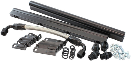 GM LS Fuel Rail Kit EFI Intake Manifold Rectangle Port LS3 AF6999-6000 - Aeroflow