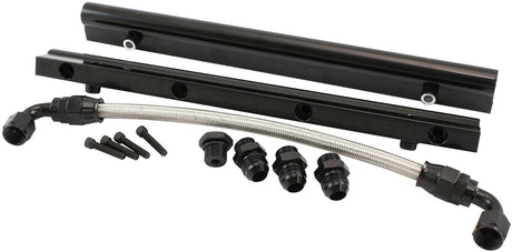 GM LS Modular Fuel Rail Kit Intake Manifold Hi Rise AF6999-6004 - Aeroflow
