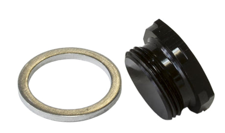 Holley Inlet Bowl Blank Plug Black 7/8" x 20 Plug / Blank AF700-00BLK - Aeroflow
