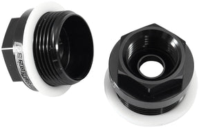 Holley Carb Inlet Fitting Black Male 7/8-20" To 5/8-18" AF700-03BLK - Aeroflow