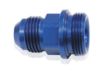 Holley Inlet Fitting -6AN Blue 7/8" x 20 To -6AN Short AF700-06 - Aeroflow