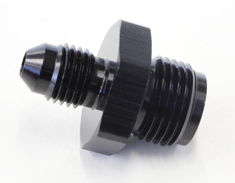Adaptor 5/8"-18 Inverted Seat To -4AN AF704-04BLK - Aeroflow