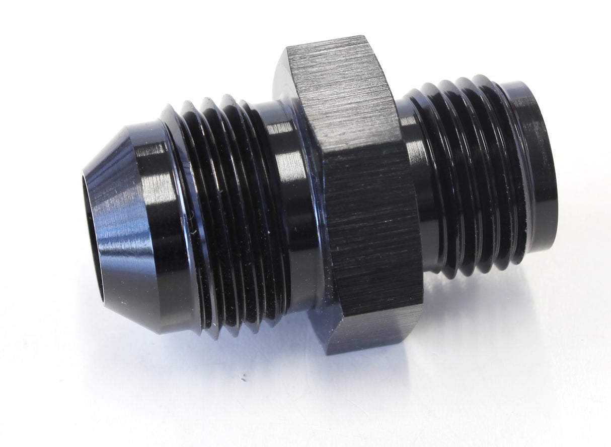 Adaptor 5/8 x 18 Inverted Seat To -08 Black AF704-08BLK - Aeroflow