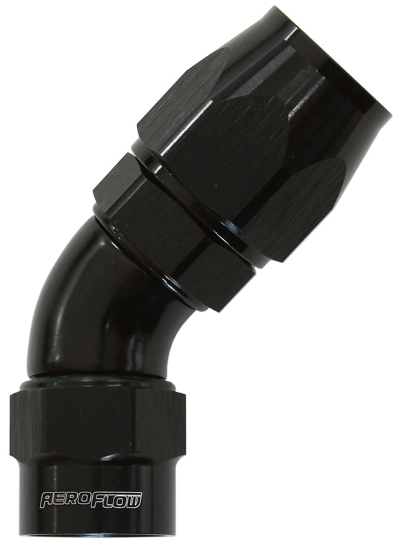 -10AN 45 Degree Kryptalon Full Flow Big Bore 1 Piece AF7052-10 - Aeroflow