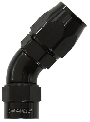-12AN 45 Degree Kryptalon Full Flow Big Bore 1 Piece AF7052-12 - Aeroflow