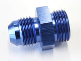Carter/Edelbrock Fitting -6 Blue 5/8" x 20 To -6AN AF706-06 - Aeroflow