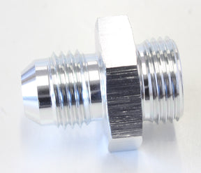 Carter/Edelbrock Fitting -6 Silver 5/8" x 20 To -6AN AF706-06S - Aeroflow