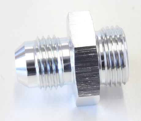 Carter/Edelbrock Fitting -6 Silver 5/8" x 20 To -6AN AF706-06S - Aeroflow