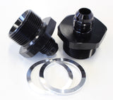 Male -6 To 1" x 20 Quadrajet Black AF708-06BLK - Aeroflow