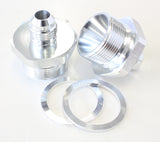 Male -6 To 1" x 20 Quadrajet Silver AF708-06S - Aeroflow