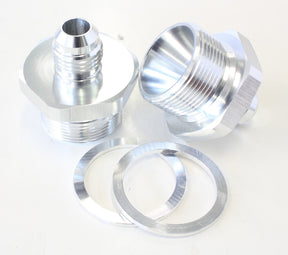 Male -6 To 1" x 20 Quadrajet Silver AF708-06S - Aeroflow
