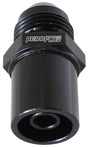 Press In Cover Breather Adapteto -8AN Black BA To FG Front AF708-08FBLK - Aeroflow