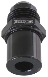 Press In Cover Breather Adapteto -8AN Black BA To FG Rear AF708-08RBLK - Aeroflow