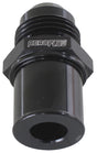 Press In Cover Breather Adapteto -8AN Black BA To FG Rear AF708-08RBLK - Aeroflow