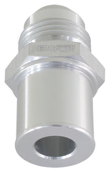 Press In Cover Breather Adapteto -8AN Black BA To FG Rear AF708-08RS - Aeroflow
