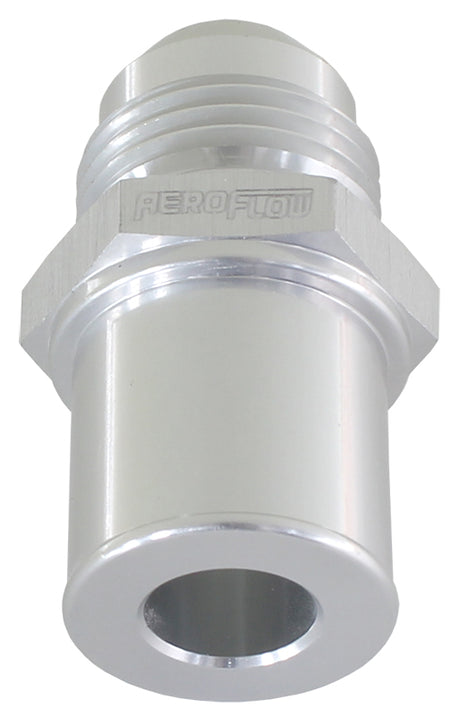 Press In Cover Breather Adapteto -8AN Black BA To FG Rear AF708-08RS - Aeroflow