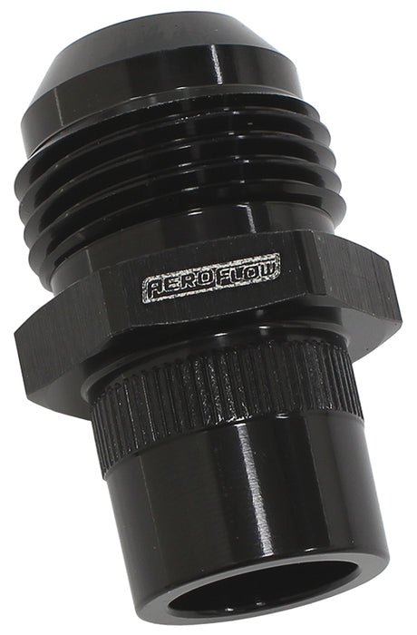 Press In Cover Breather Adapter -10AN Suits RB26 Covers AF708-10-03BLK - Aeroflow