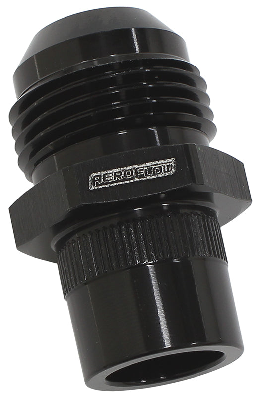 Press In Cover Breather Adapter -10AN Suits RB26 Covers AF708-10-03BLK - Aeroflow