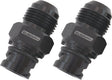 Screw In Cover Breather Adapter -10AN Suits Ford Coyote V8 AF708-10-09BLK - Aeroflow