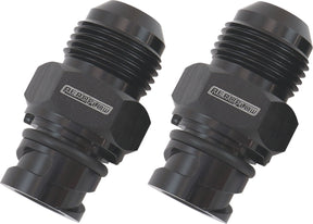 Screw In Cover Breather Adapter -10AN Suits Ford Coyote V8 AF708-10-09BLK - Aeroflow