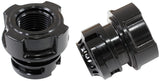 GM LS Oil Fill Cap Breather PCV Vent Screw In -10AN OEM AF708-10-10BLK - Aeroflow