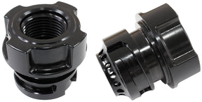 GM LS Oil Fill Cap Breather PCV Vent Screw In -10AN OEM AF708-10-10BLK - Aeroflow