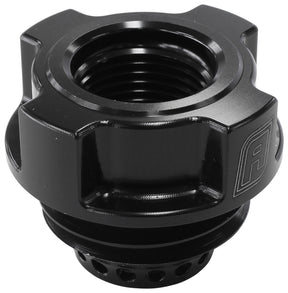 Ford XR6 Oil Fill Cap Breatherpcv Barra Screw In -10AN OEM AF708-10-12BLK - Aeroflow