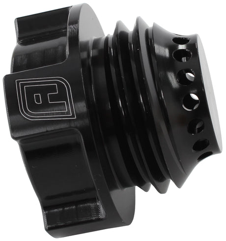 Ford XR6 Oil Fill Cap Breatherpcv Barra Screw In -10AN OEM AF708-10-12BLK - Aeroflow