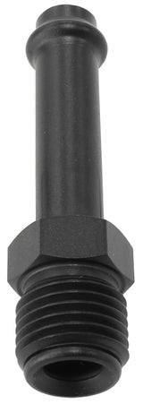Holley / Stromberg Inlet FITTI1/2"-20 Thread To 5/16" Barb AF714-24BLK - Aeroflow