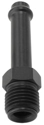 Holley / Stromberg Inlet FITTI1/2"-20 Thread To 5/16" Barb AF714-24BLK - Aeroflow