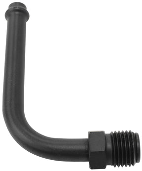 Holley / Stromberg Inlet FITTI1/2"-20 Thread To 5/16" 90 Deg AF714-26BLK - Aeroflow