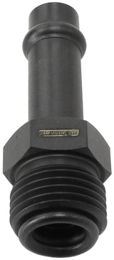 Holley Carb Inlet Fittings 5/8 Inverted To 3/8" Barb Straight AF714-31BLK - Aeroflow