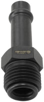 Holley Carb Inlet Fittings 5/8 Inverted To 3/8" Barb Straight AF714-31BLK - Aeroflow
