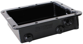 Ford C4 3" Deep Fabric Trans Mission Pan Inc Mounting Acces AF72-3000BLK - Aeroflow