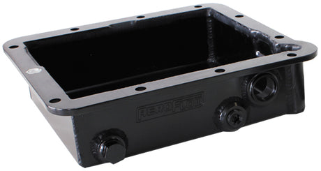 Ford C4 3" Deep Fabric Trans Mission Pan Inc Mounting Acces AF72-3000BLK - Aeroflow