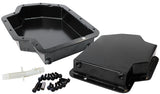 TH400 3" Deep Fabricated Transmission Pan Inc Filter Extensi AF72-3001BLK - Aeroflow