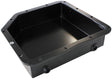 TH350 3" Deep Fabricated Transpan Black Inc Filter Extension AF72-3003BLK - Aeroflow