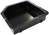 TH350 3" Deep Fabricated Transpan Black Inc Filter Extension AF72-3003BLK - Aeroflow