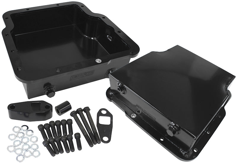 Holden Trimatic 3.25" Deep Pan Inc Filter Extension Black AF72-3005BLK - Aeroflow