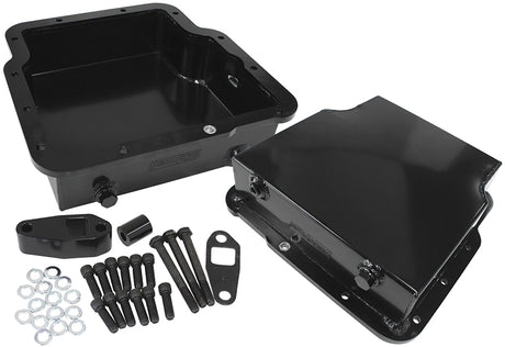 Holden Trimatic 3.25" Deep Pan Inc Filter Extension Black AF72-3005BLK - Aeroflow