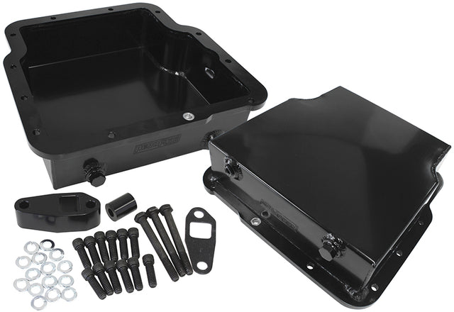 Holden Trimatic 3.25" Deep Pan Inc Filter Extension Black AF72-3005BLK - Aeroflow