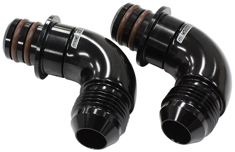 Ford Za Zf 6HP26 Trans Cooler Port Fittings Full Flow -8AN AF72-5050 - Aeroflow