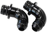 Ford 6R Trans Cooler Port Fittings Full Flow -8AN AF72-5051 - Aeroflow