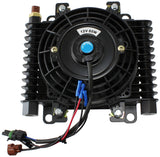 10 x 7-1/2" Comp Trans Cooler With 80w Fan & Switch -10ORB AF72-6003 - Aeroflow