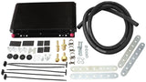 11" x 6" x 1-1/2" 3/8" Barb Trans Oil Cooler Kit AF72-6050 - Aeroflow