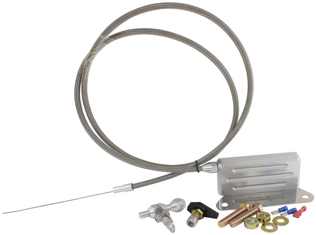 Kickdown GM TH400 Cable Chrome Finish AF72-7004 - Aeroflow
